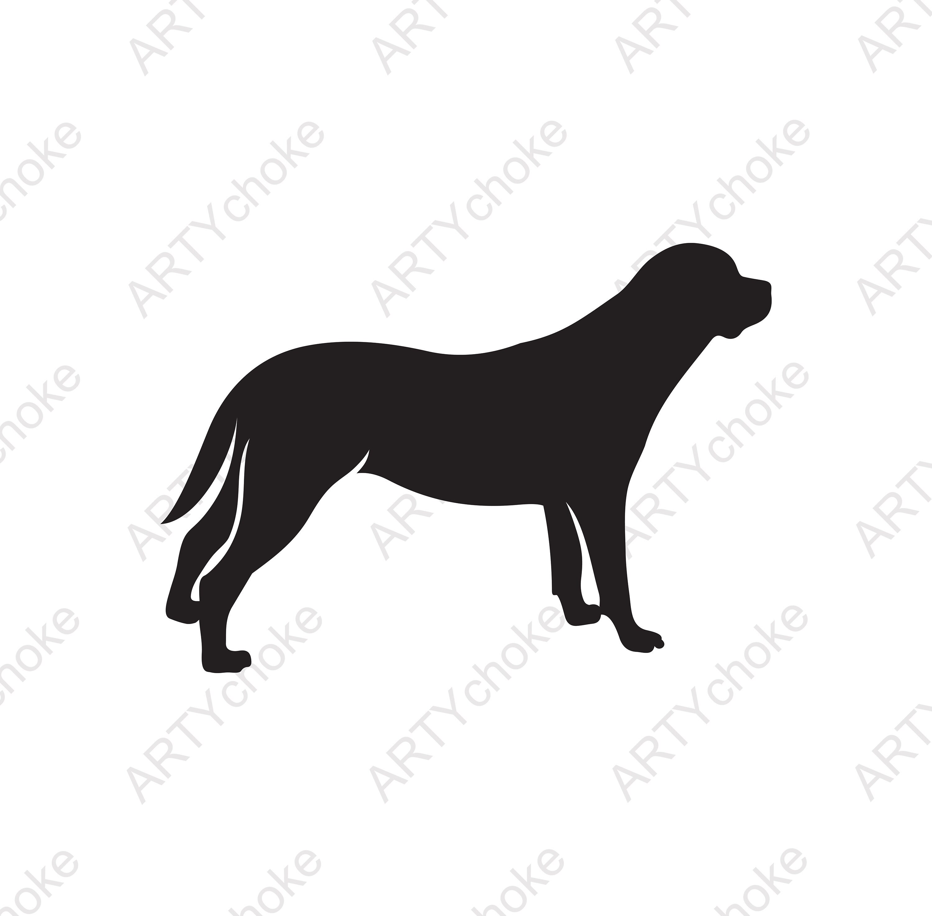 Download Rottweiler silhouette. Files prepared for Cricut. SVG Clip | Etsy