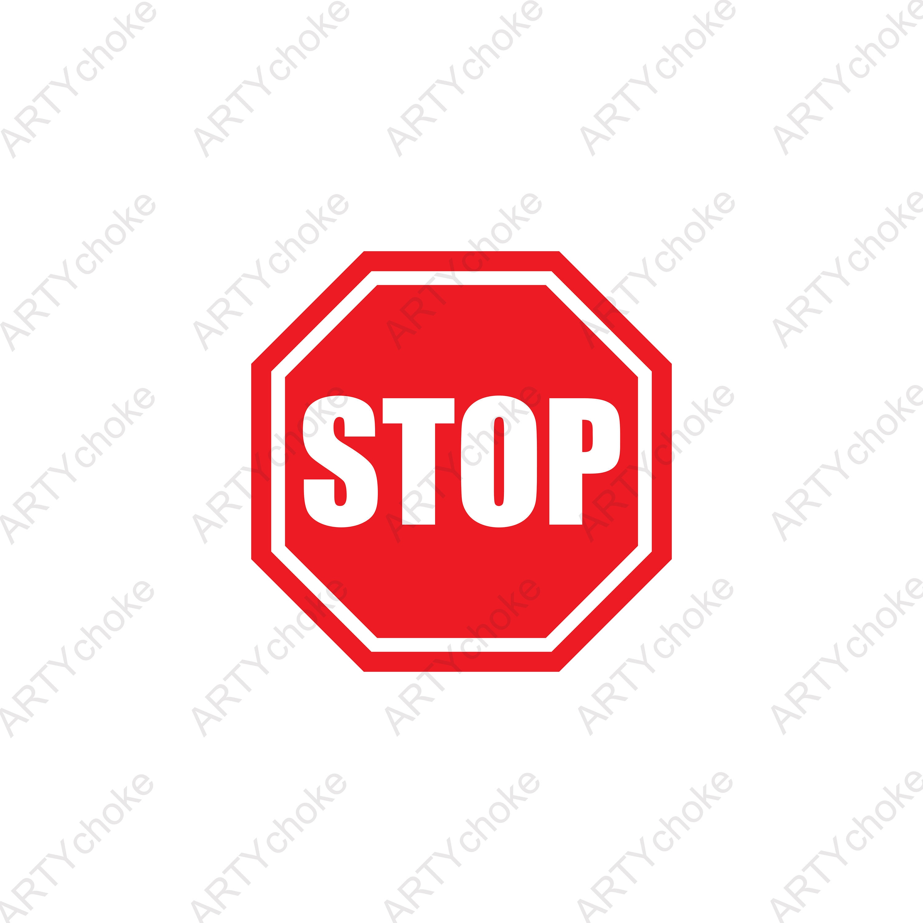 stop sign files prepared for cricut svg clip art digital etsy norway