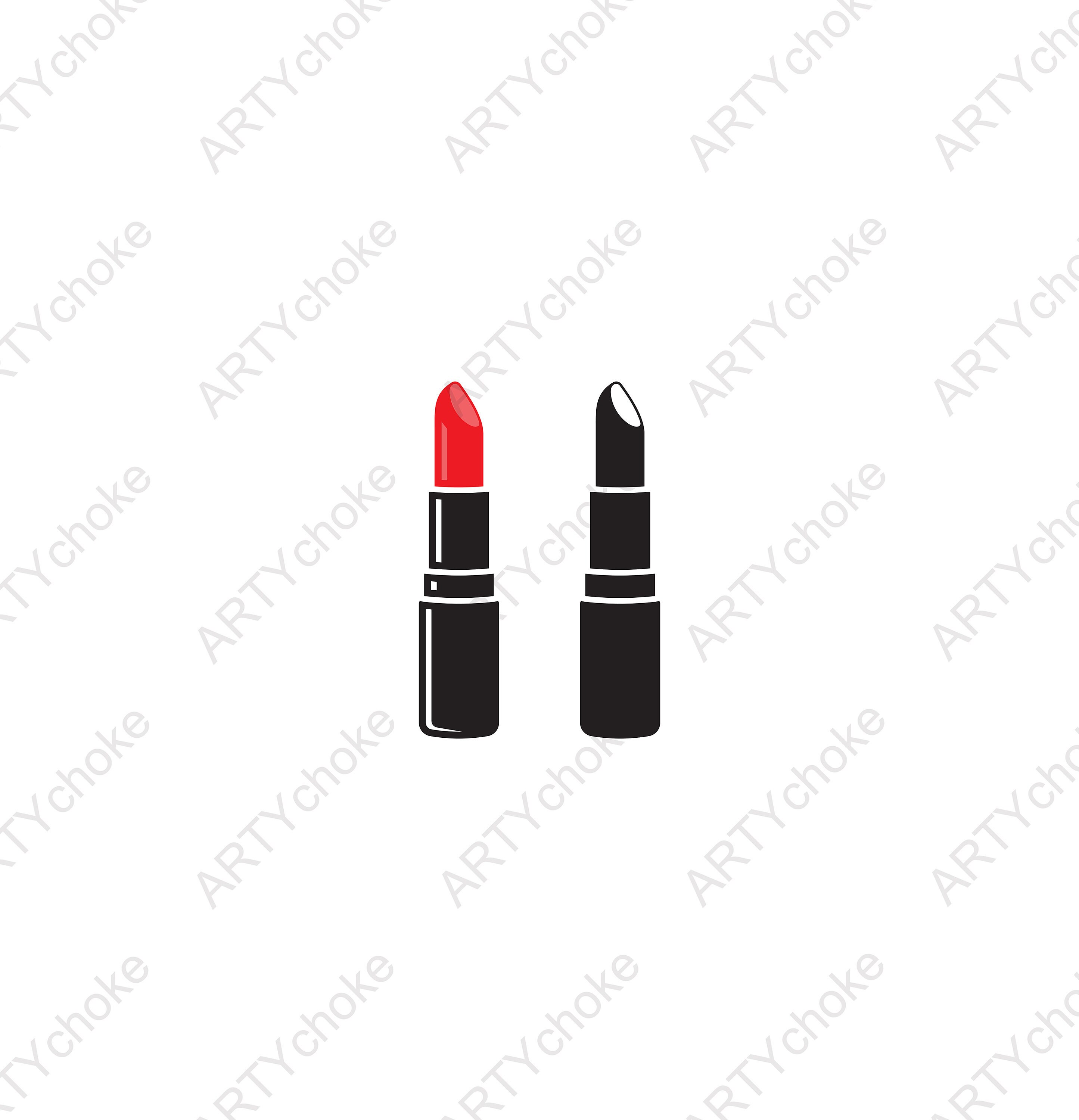 lipstick icon lipstick Clipart lipstick digital design lipstick vector file Lipstick SVG lipstick instant download Cricut Procreate