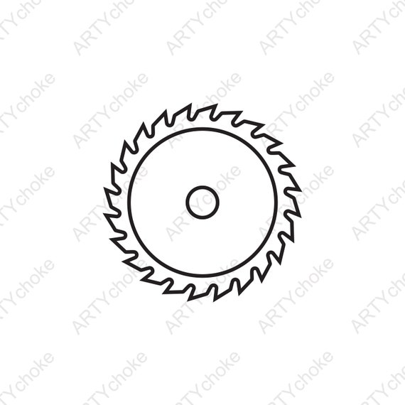 Saw Blade. Files Prepared for Cricut. SVG Clip Art. Digital Etsy