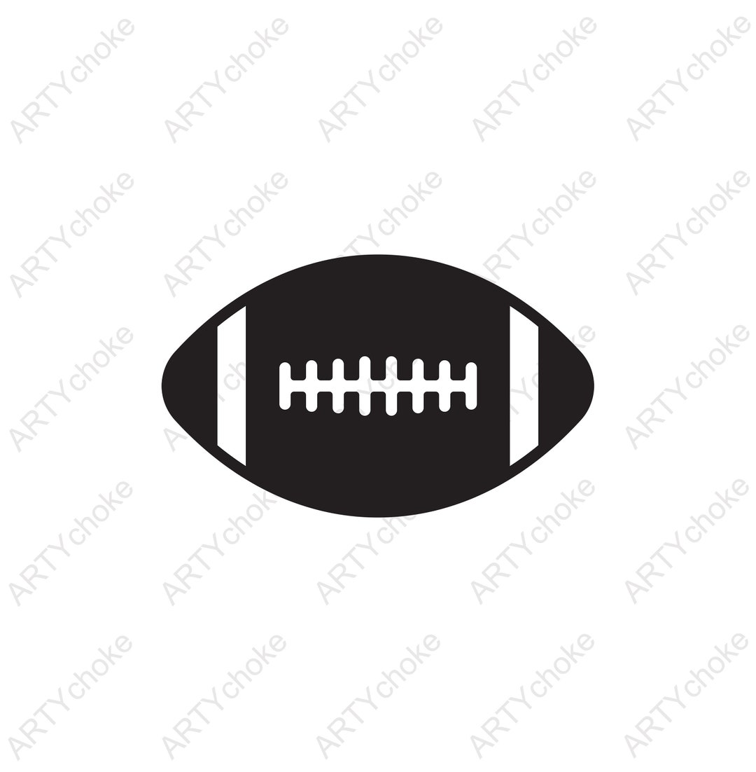 American Football Ball. Files Prepared for Cricut. SVG Clip Art ...