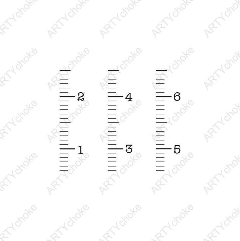 Growth chart. Files prepared for Cricut. SVG Clip Art. Digital Etsy