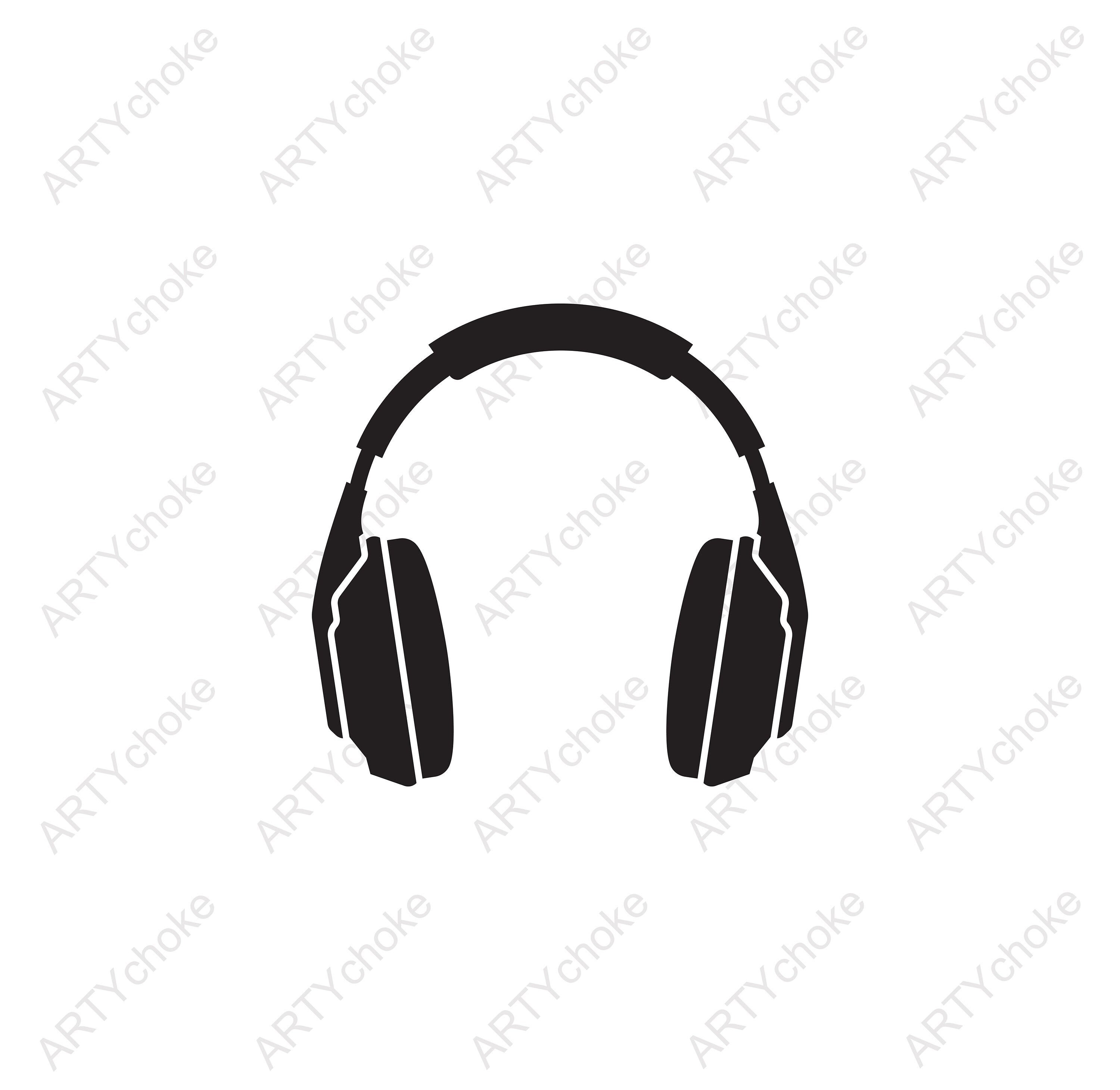 Headphones With Cord Clip Art