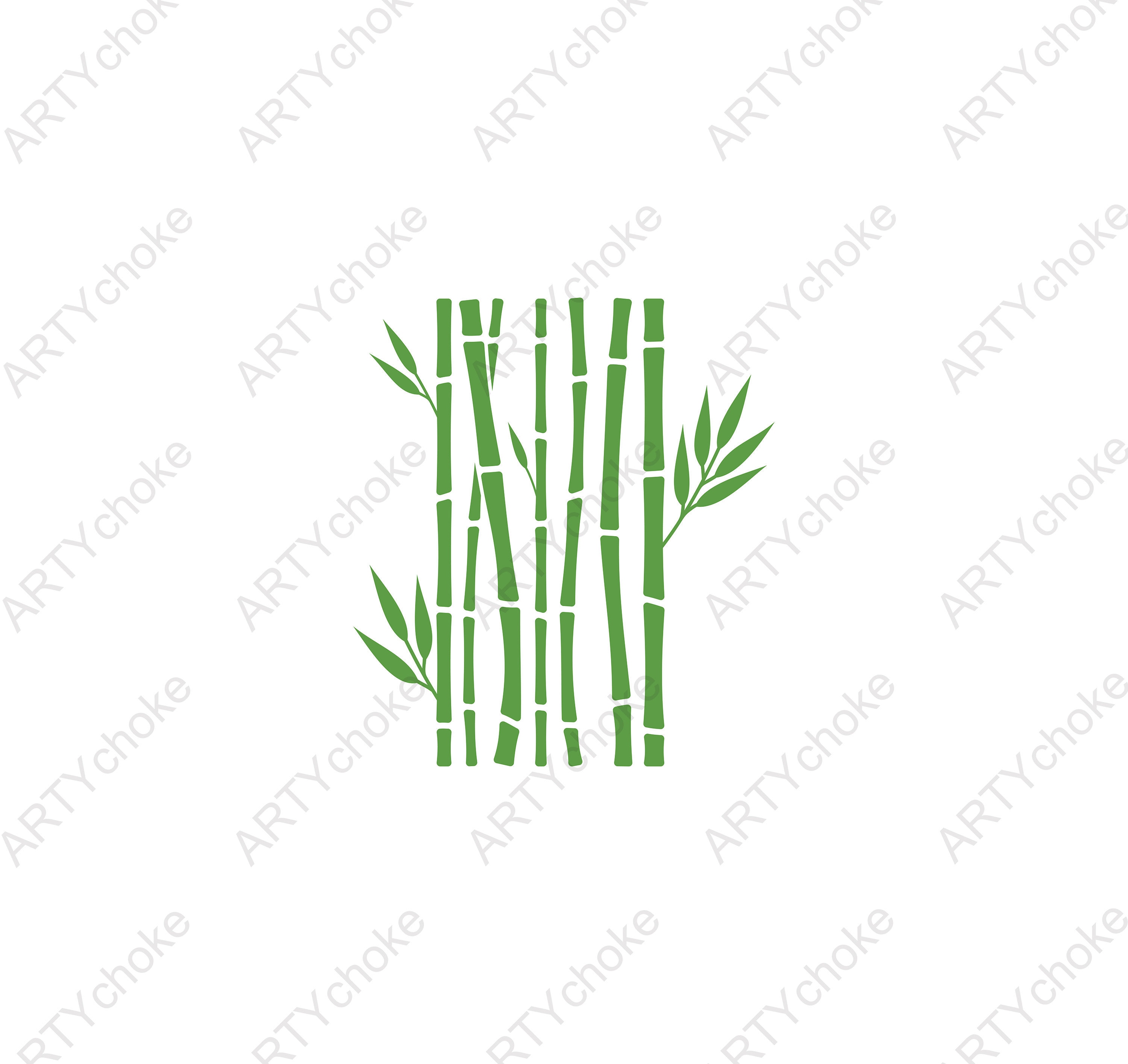 Bamboo sticks. Files prepared for Cricut. SVG Clip Art. Etsy