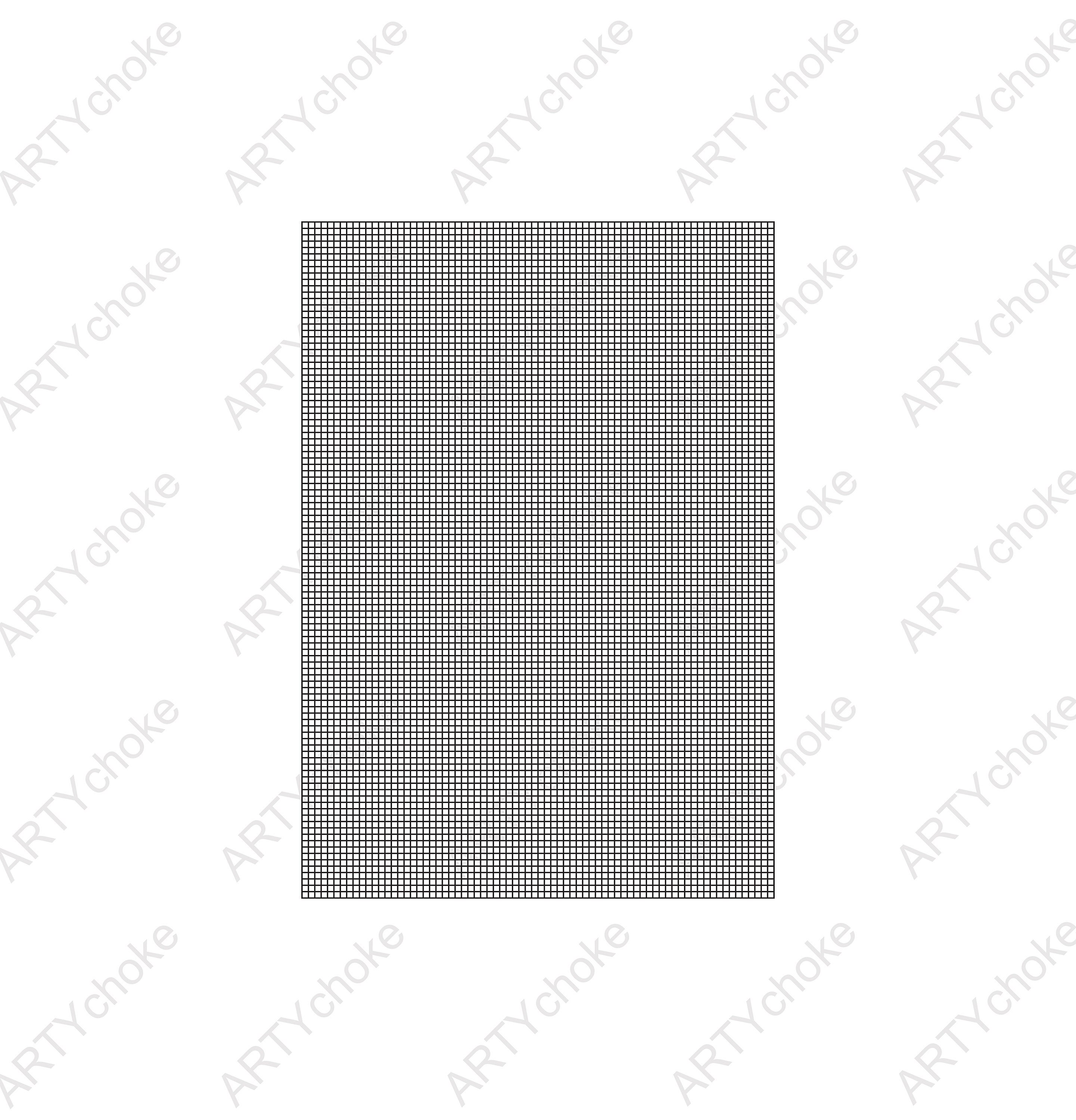 Pixel Leeg Blad. Afdrukbare. Digitaal Bestand Beschikbaar Voor - Etsy Nederland