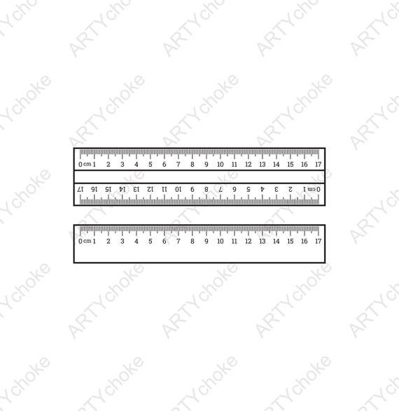 Rulers. Files prepared for Cricut. SVG Clip Art. Digital file available for  instant download (eps, svg, pdf, dxf, png, jpeg)