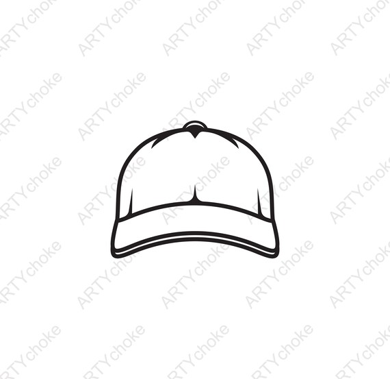 Baseball Cap. Files Prepared for Cricut. SVG Clip Art. Digital - Etsy