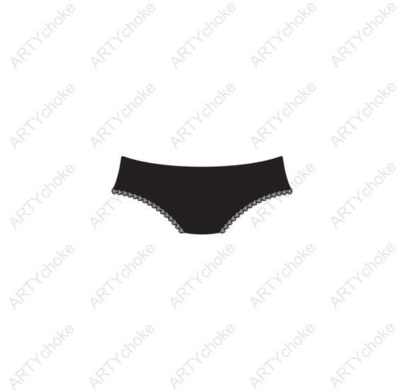 Woman Underwear. Files Prepared for Cricut. SVG Clip Art. Etsy