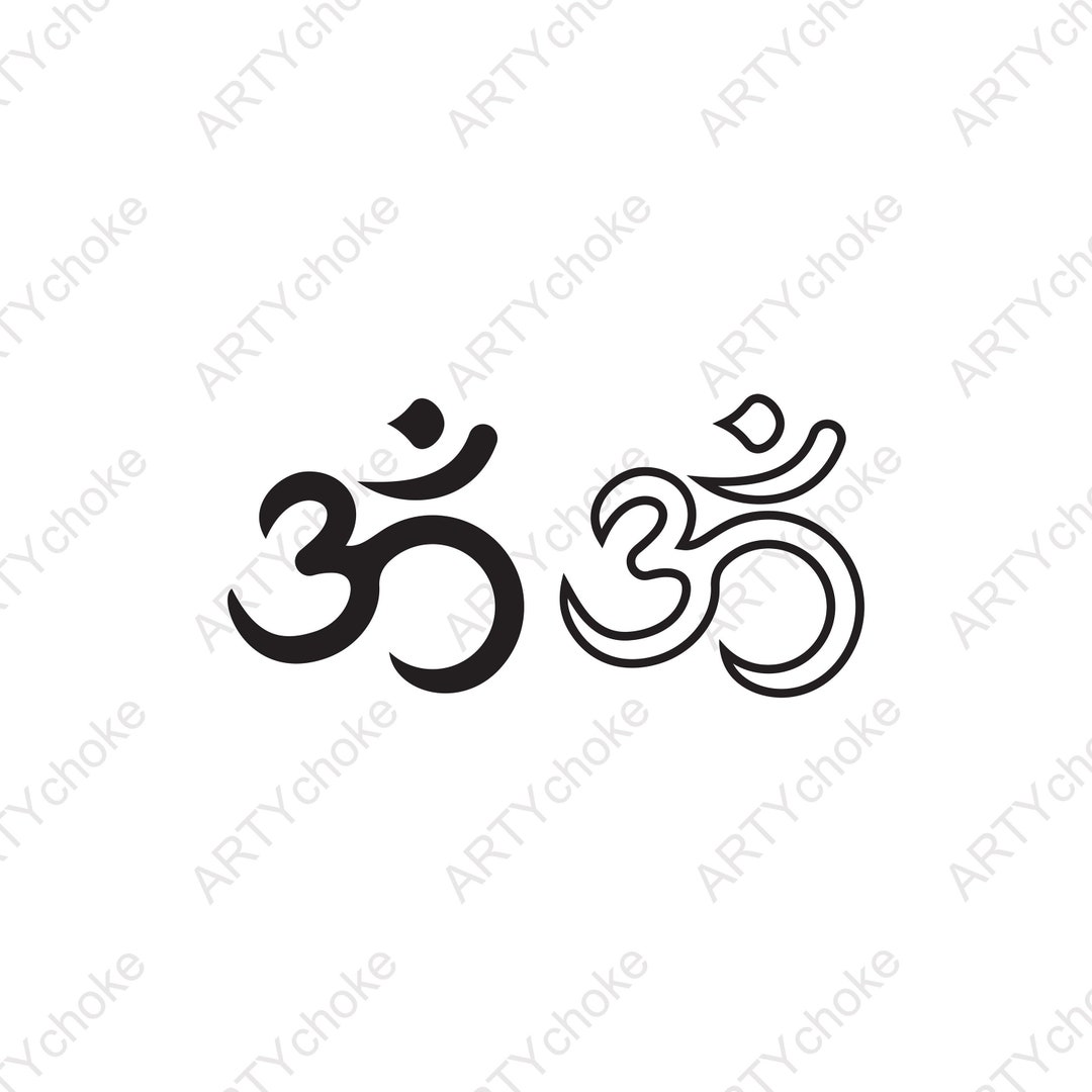 Om Sign. Files Prepared for Cricut. SVG Clip Art. Digital File ...