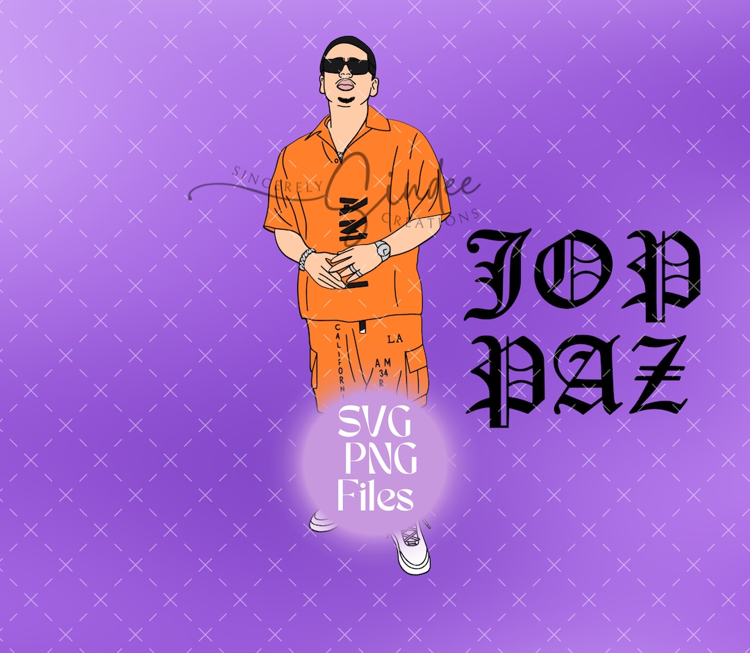 JOP, Jesus Ortiz Paz, Fuerza Regida, Jop SVG and PNG , Digital Download
