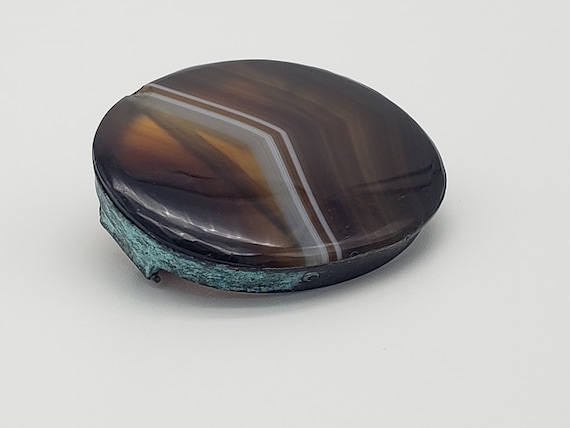 Antique Mid 19th Century Victorian Banded Agate C… - image 4