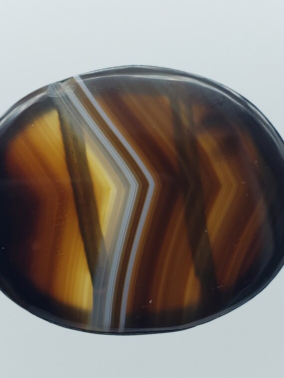 Antique Mid 19th Century Victorian Banded Agate C… - image 10