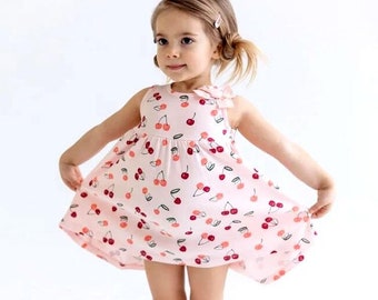 Bow Hat Party Set Toddler Baby Kids Girls Summer Cherry Dot Princess Dresses Bow Hat Party Set Toddler Baby Kids Girls Summer Cherry Dot Princess Dresses