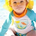 Theresa Bachstein reviewed Zoocchini - UPF50+ Baby Swim Top/ Rash Guard - Fishbowl Buddies Duck - Fish