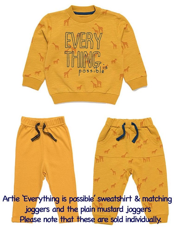 Artie Mustard Yellow Trousers/joggers 