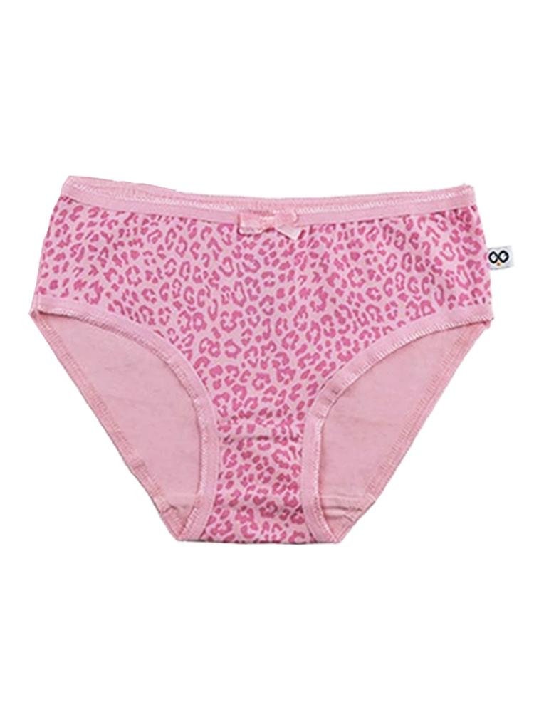 Girls Cami Organic Underwear Set Kallie the Kitten Pink/Leopard Print Kleding Jongenskleding Ondergoed Zoocchini 