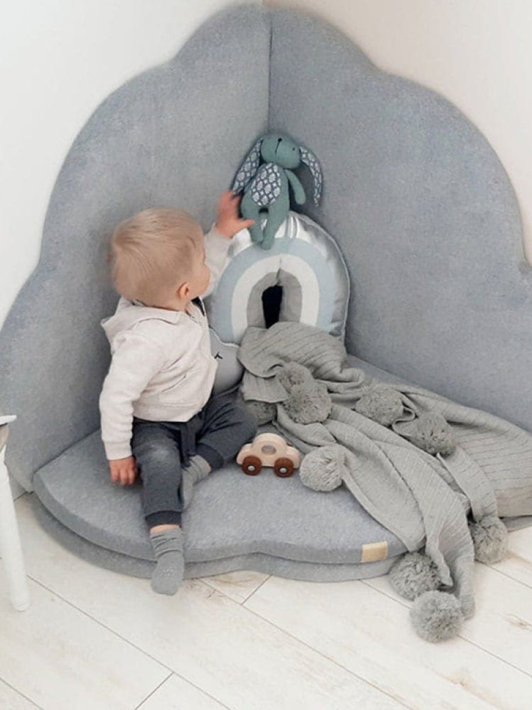 Meowbaby GREY Luxury Cloud Foam Baby Play Mat UK and Europe Etsy