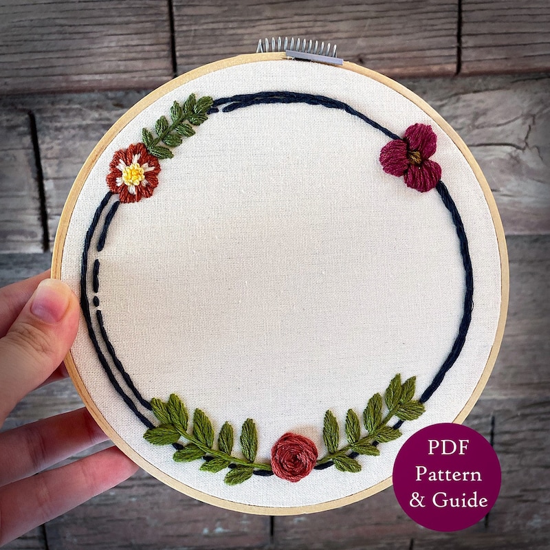 Image showcasing Geometric Embroidery - Etsy