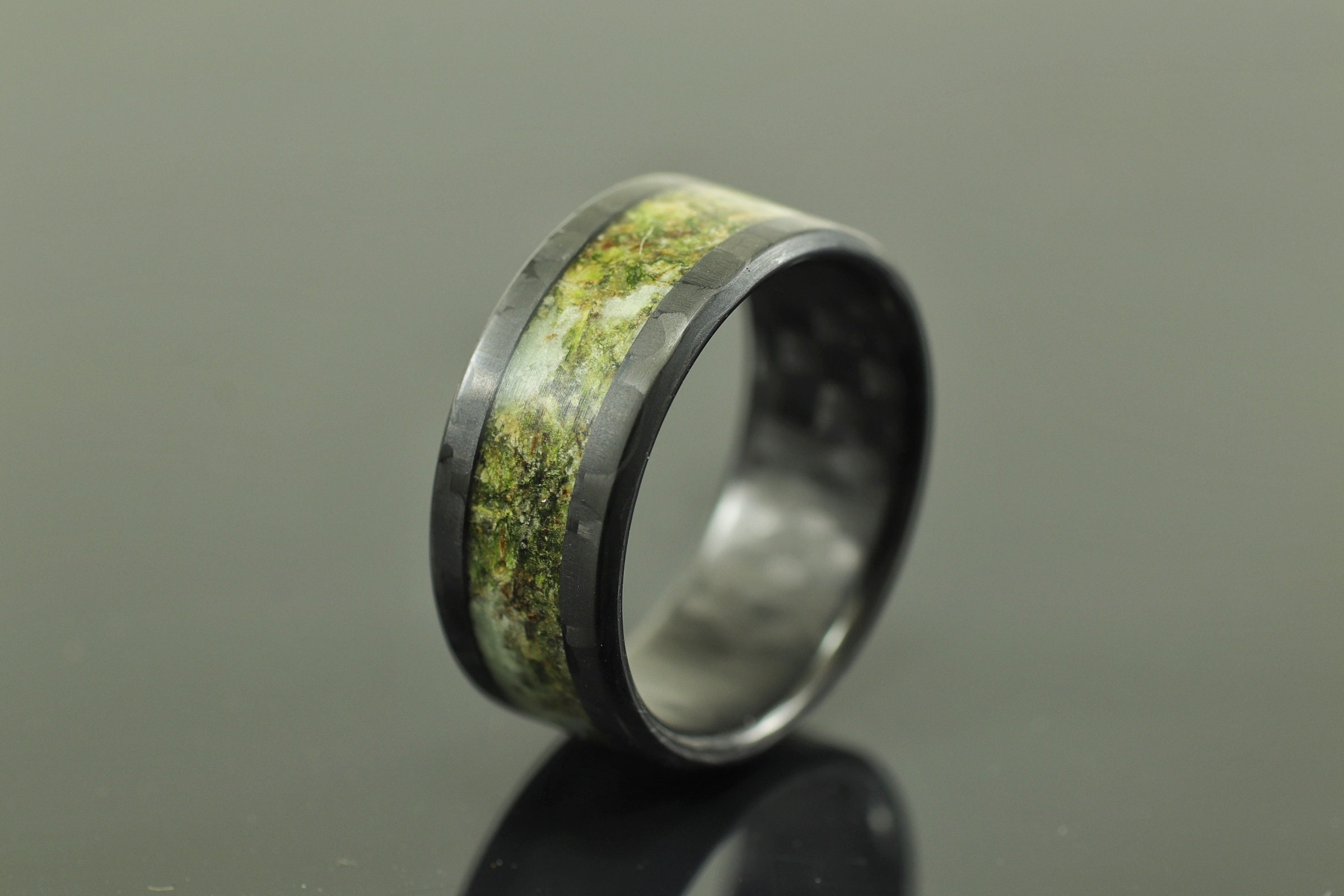 Marijuana Cannabis Leaf Sterling Silver Ring - Bikerringshop