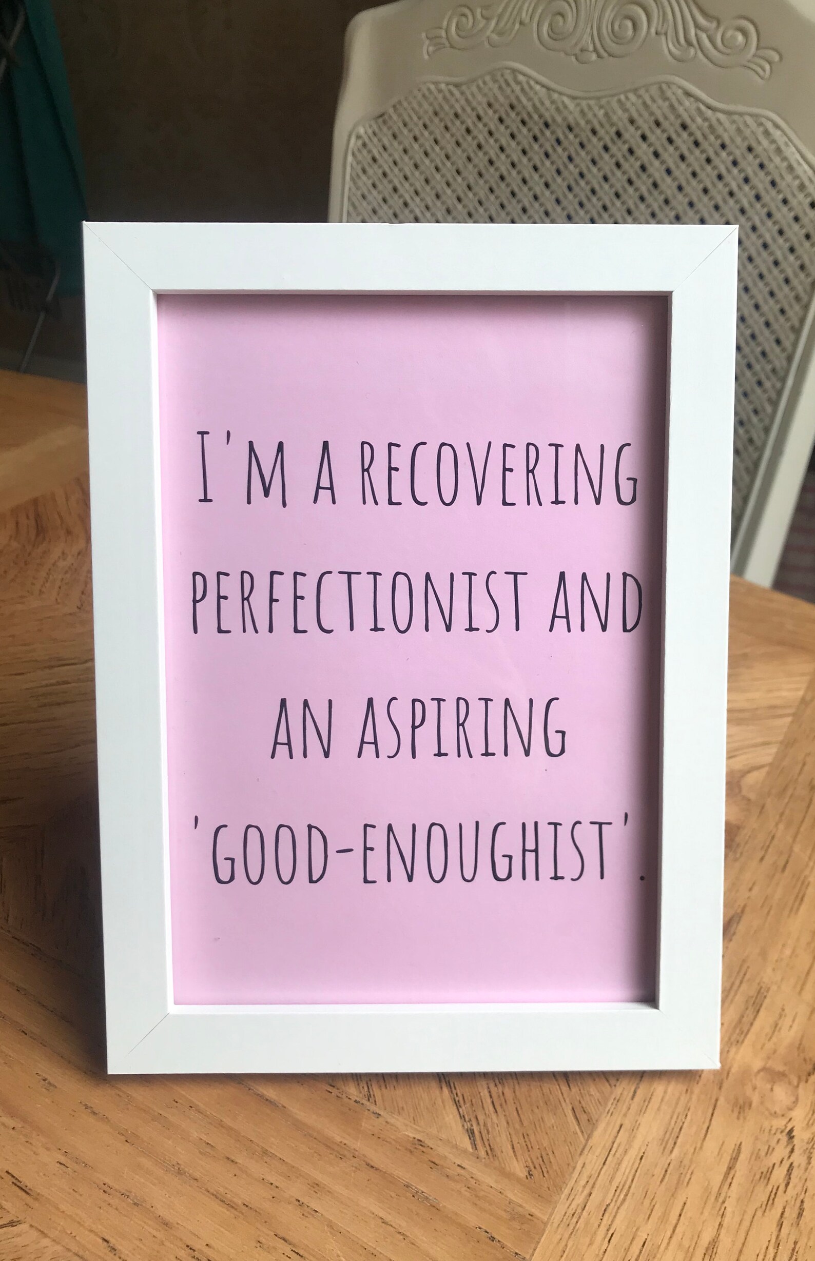 I Am A Recovering Perfectionist And An Aspiring Good Enoughist Etsy