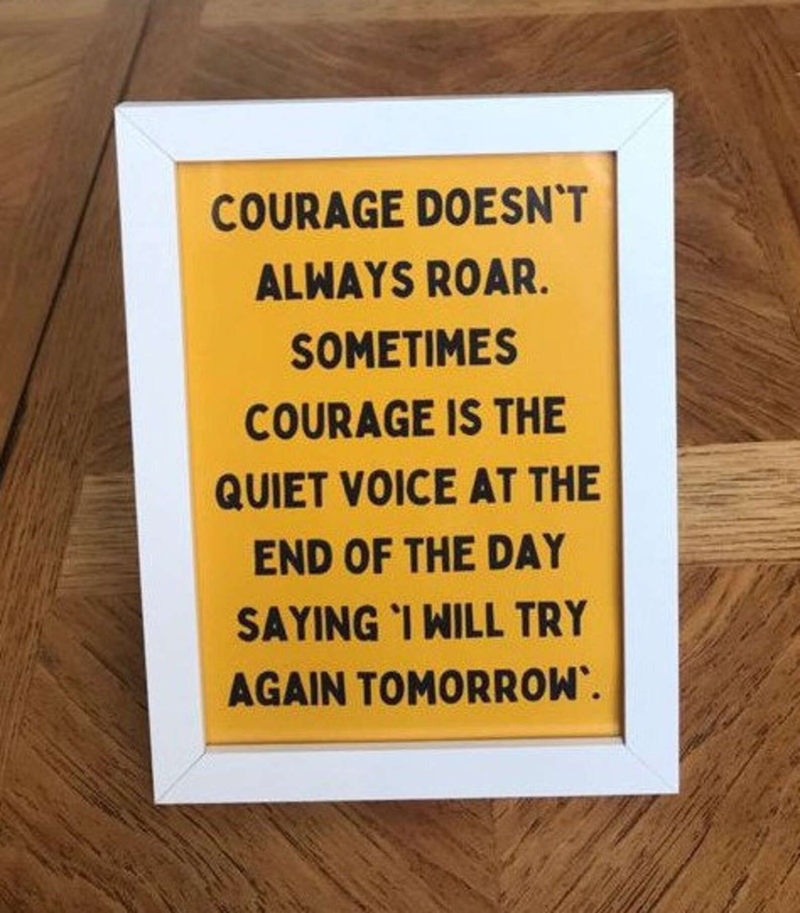 Courage Doesn't Always Roar Quote Print Courage Quotes Courage Poster ...