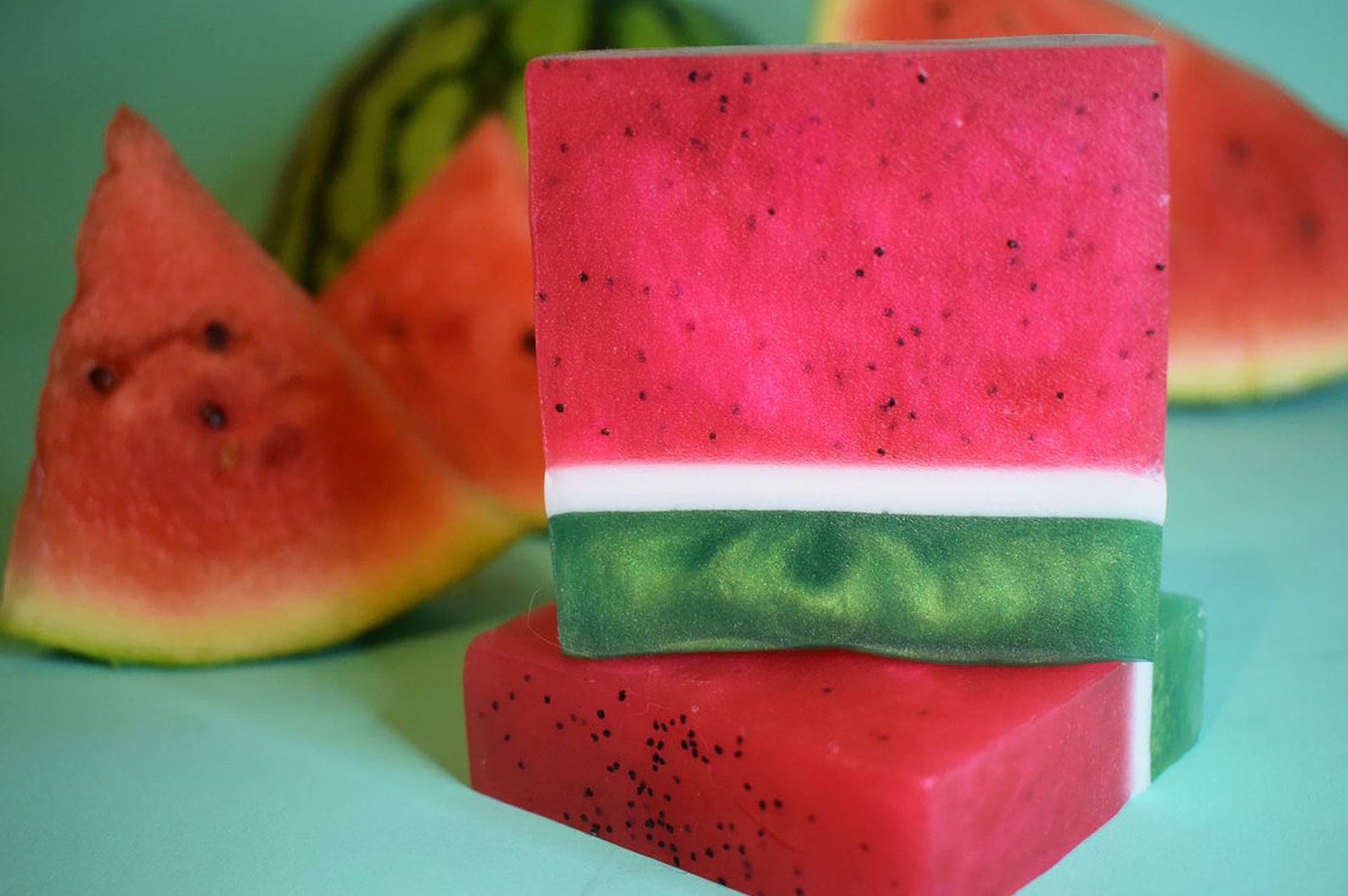 Handmade Vegan Soap Bar WhatAMelon 110g Watermelon Etsy