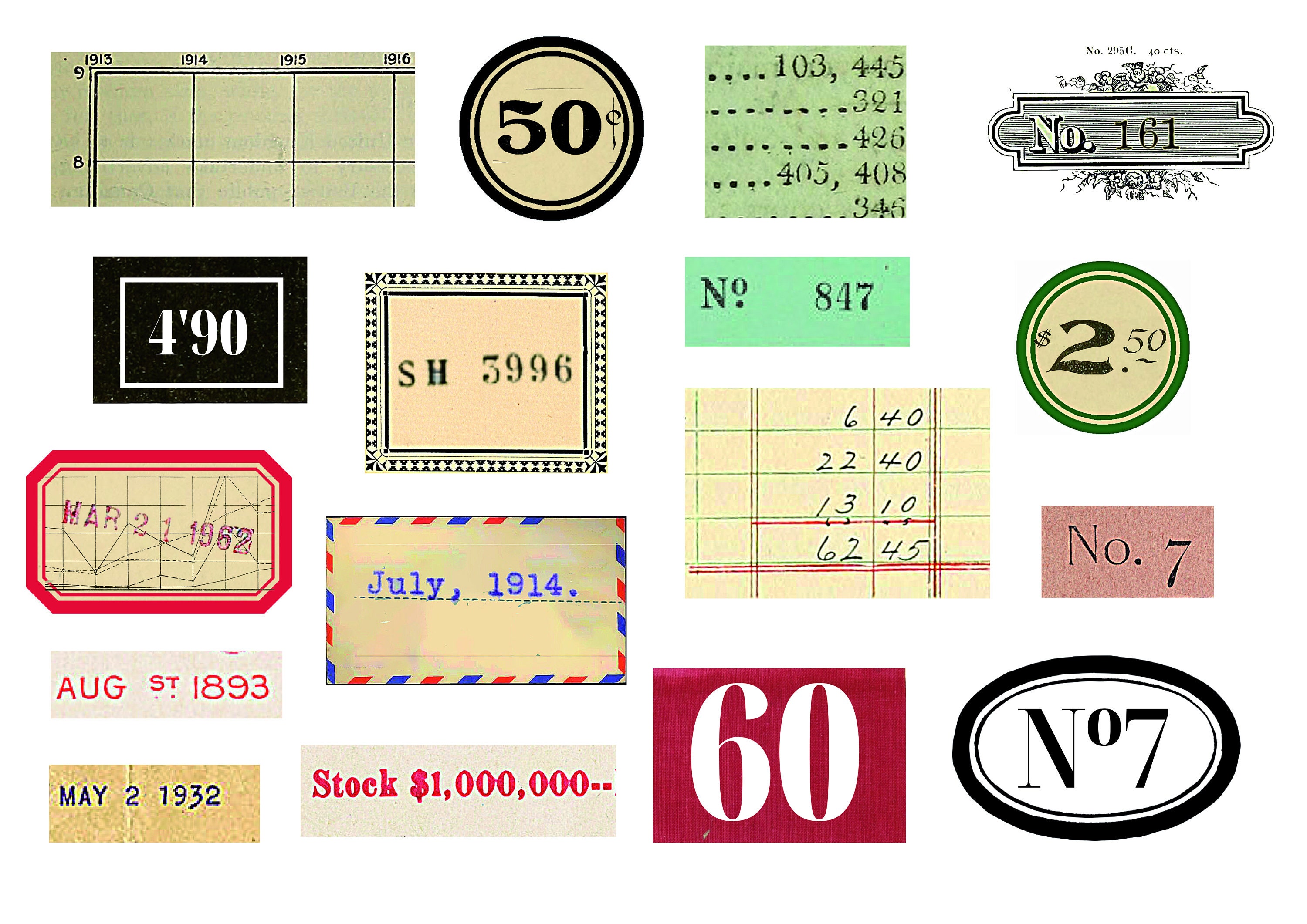 55 Printable Vintage Number Labels Digital Junk Journal Etsy 55 Printable Vintage Number Labels Digital Junk Journal Etsy