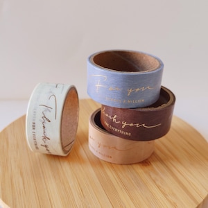 Cinta washi para regalos Pegatinas para regalos Gracias y para ti Mensaje Washi Tape y pegatinas Cinta de carrocero Scrapbooking Diario Amigo por correspondencia