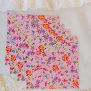 Papelería japonesa Papel Kawaii Papel Amifa Diseño de papel Papel de flores Papel para manualidades Papel de diario Papel para amigos por correspondencia Papel para álbumes de recortes