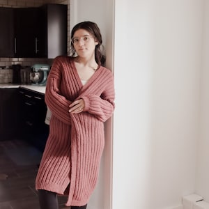 Espresso Cardigan CROCHET PATTERN