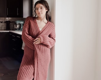 Espresso Cardigan CROCHET PATTERN