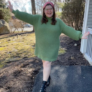 Telluride Sweater Dress CROCHET PATTERN image 7