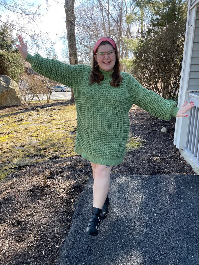 Telluride Sweater Dress CROCHET PATTERN image 7