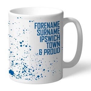Official Personalised Luton Town FC Proud Mug