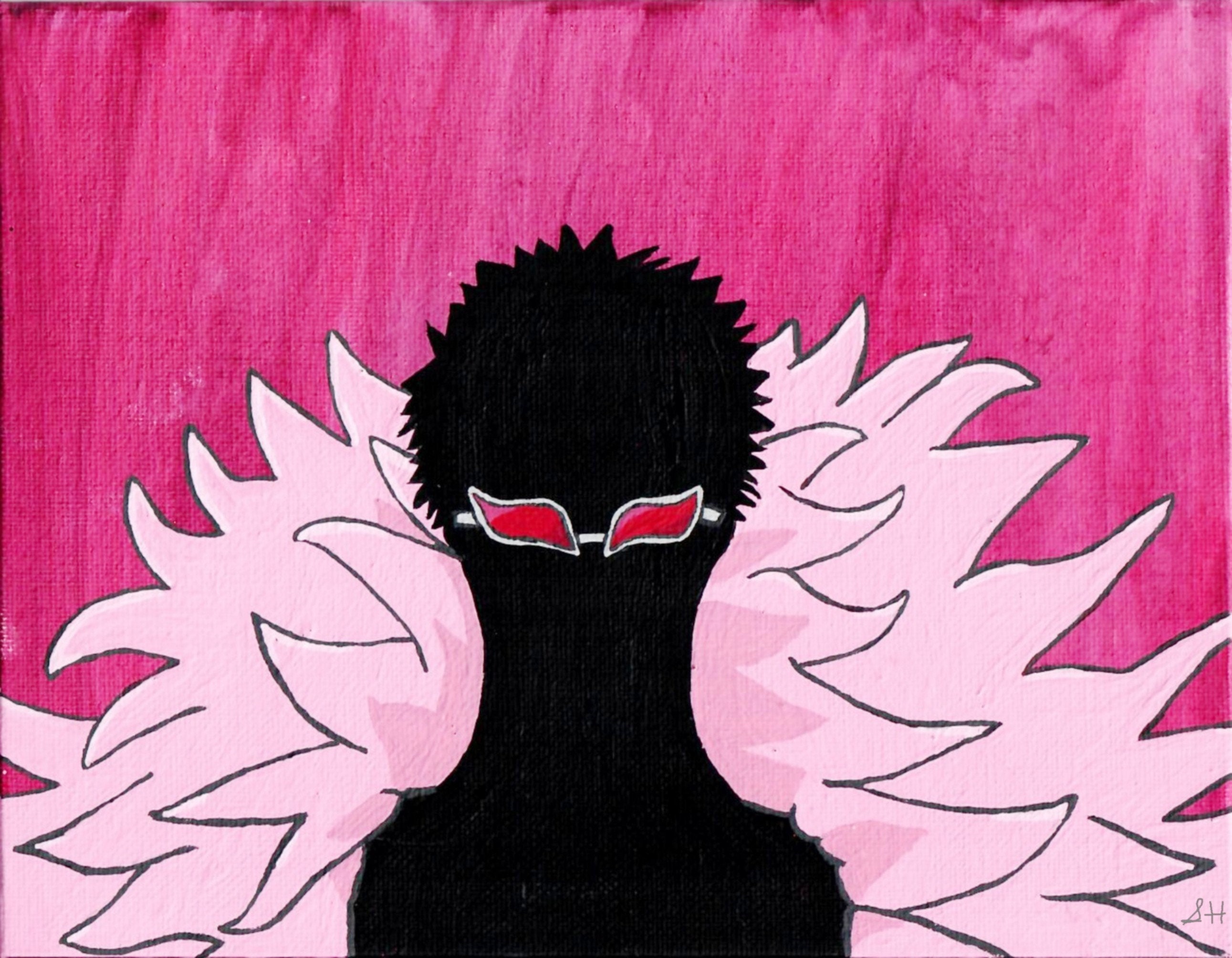 Print illustration Donquixote Doflamingo One piece -  Portugal