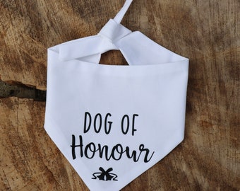 Dog Of Honour Wedding Dog Pet Bandana