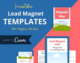 Lead Magnet Template | Lead Magnet Design in Canva | Lead Magnet for Bloggers | Coaching Lead Magnet Template in Canva