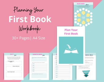 writing book planner Planning Your First Book | Book Publishing Planner | Novel Planning | Book Writer's Interactive Workbook | Printable PDF