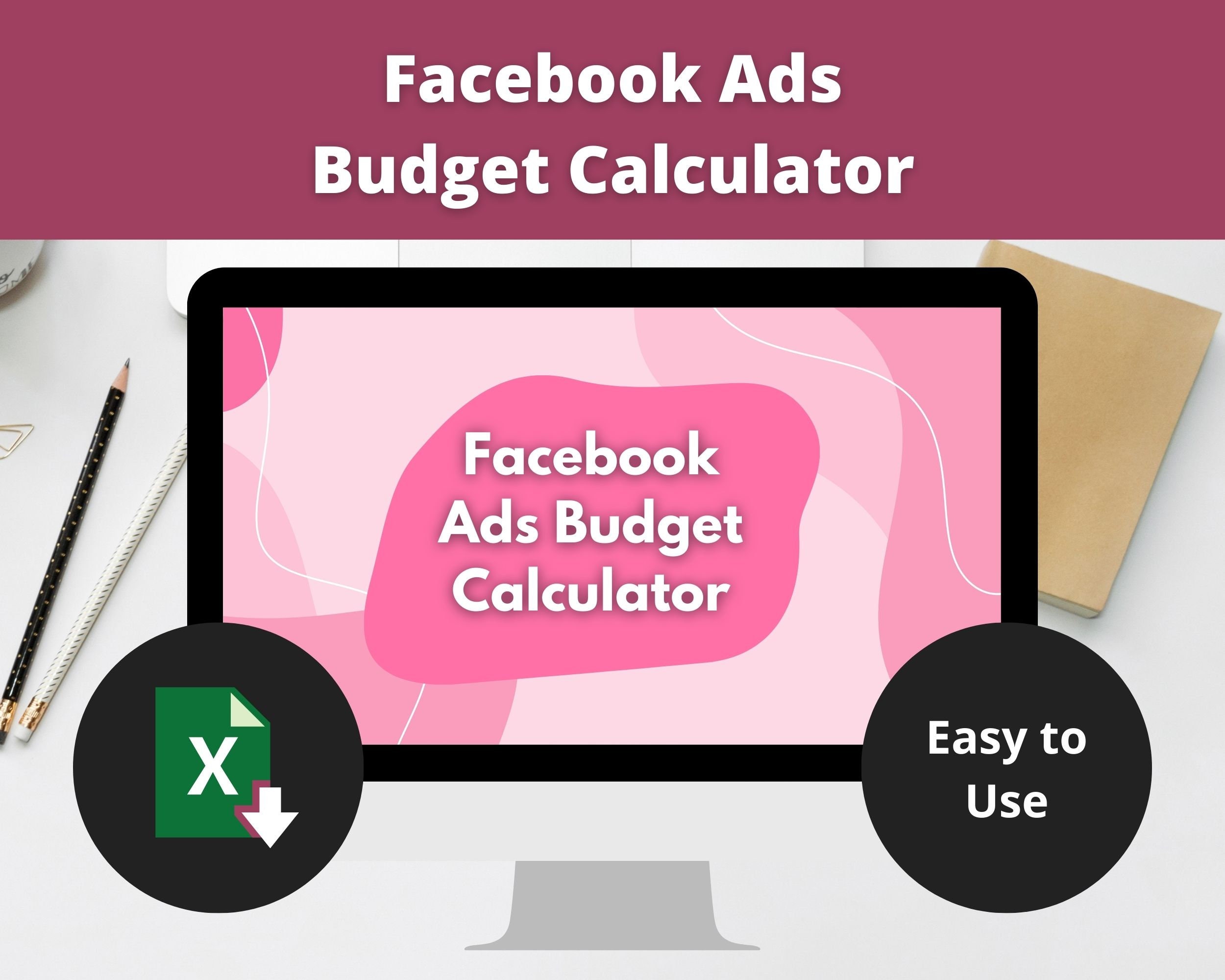 Facebook Ads Budget Calculator Online Course Creation - Etsy