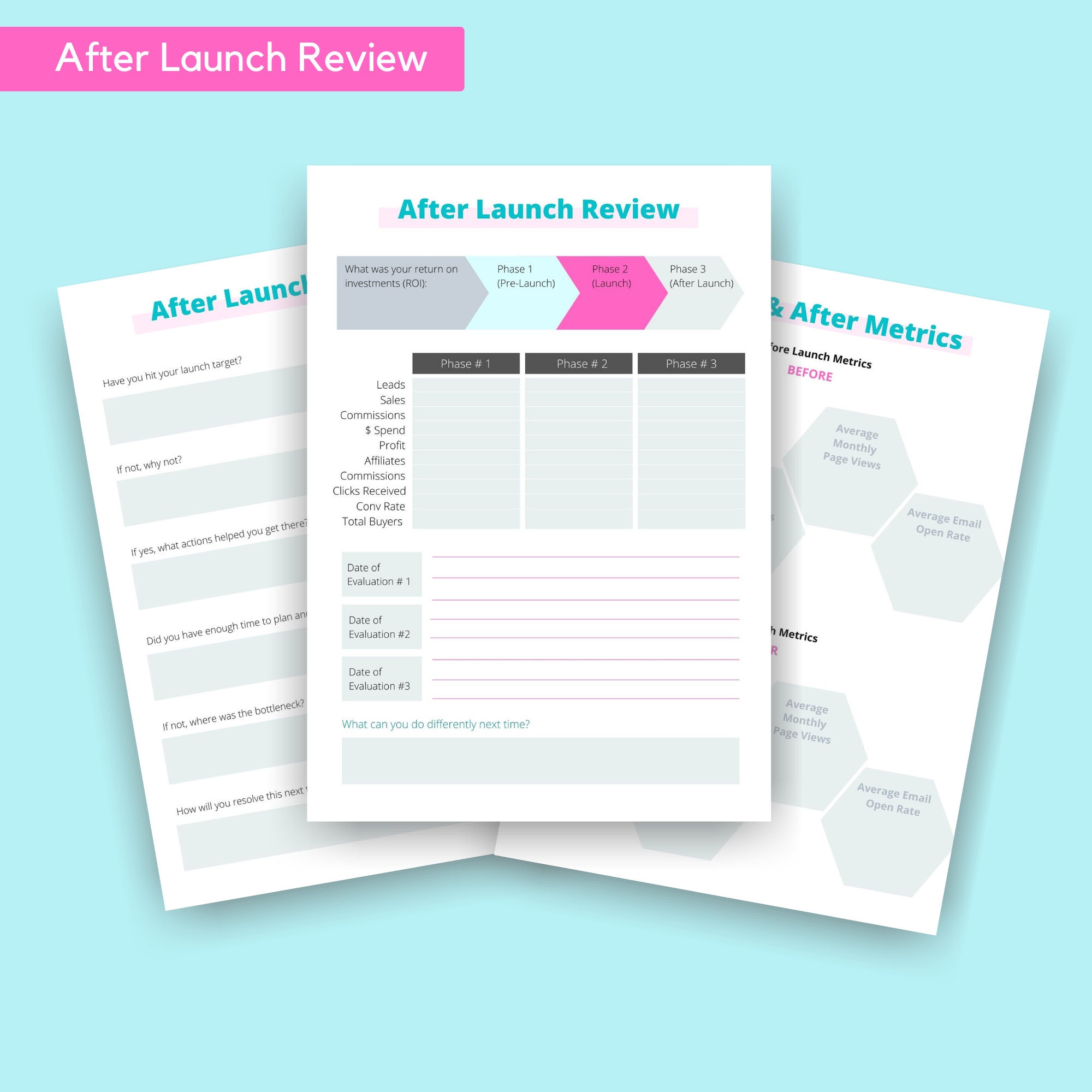 Launch Planner Course Launch Planner Digital Product - Etsy