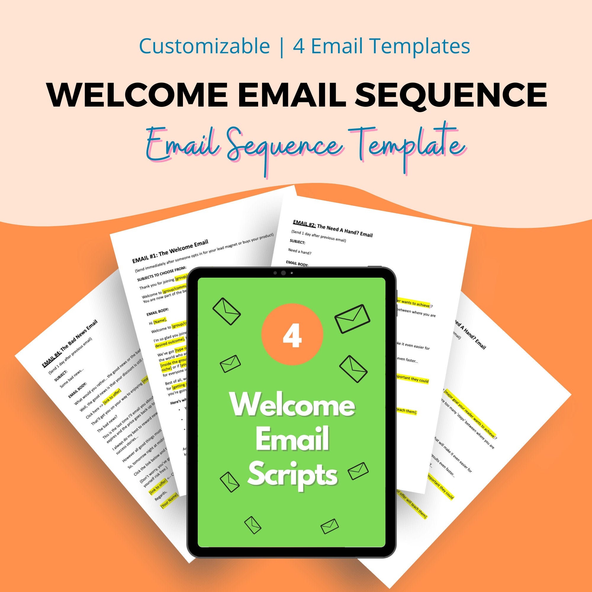 Email Templates Email Sequence Etsy UK