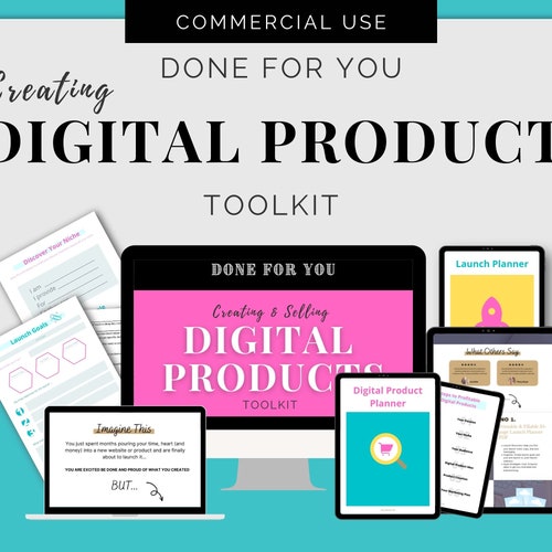 Digital Product Toolkit Digital Products Workbook Product Etsy