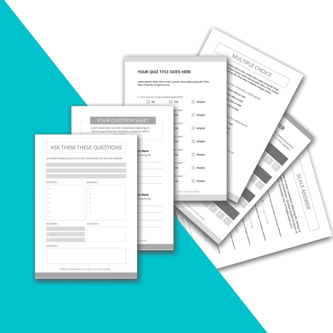 New Client Questionnaire Canva Template Coaching Templates - Etsy