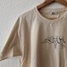Tshirt „sitting girls“ Creme Vintage Style Nude Women