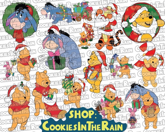 Download Winnie The Pooh Christmas Svg Winnie Christmas Svg Disney Etsy PSD Mockup Templates