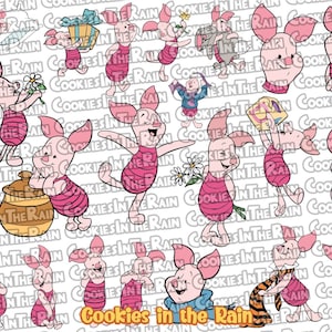 piglet svg, winnie the pooh svg, winnie the pooh cricut, piglet cricut, piglet layered svg, piglet cut file, piglet clipart, piglet png