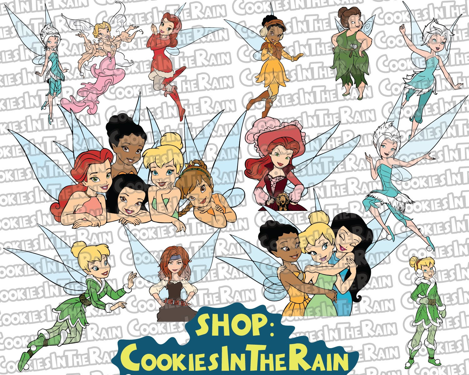 Fairies Svg Fairy Svg Fairy Svg Secret Wings Svg Tinker Etsy Canada