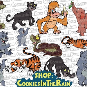 cachorros de selva svg, libro de la selva svg, cachorros de selva cricut, cachorros de la selva cortando archivos, baloo svg, cubitos de la selva clipart