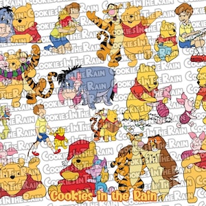 winnie the pooh svg, winnie the pooh and friends svg, eeyore svg, piglet svg, rabbit svg, roo svg, christopher robin svg, owl svg