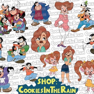 goof troop svg, goof troop cricut, goof troop cutting file, goof troop clipart, max svg, pete svg, goofy svg, 90 cartoons svg